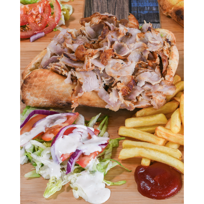 Menu sandwich kebab